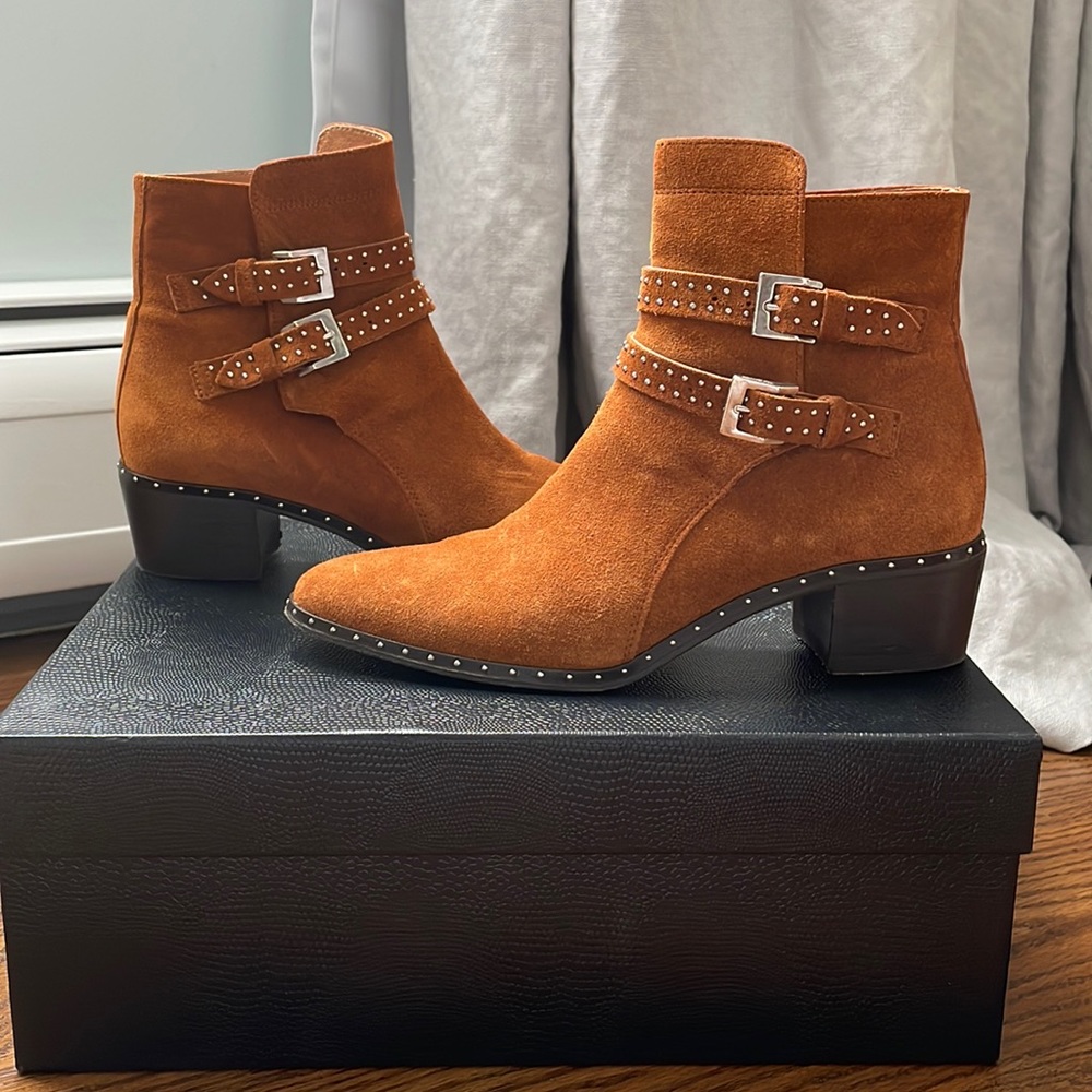 The Kooples Suede Studded Boots